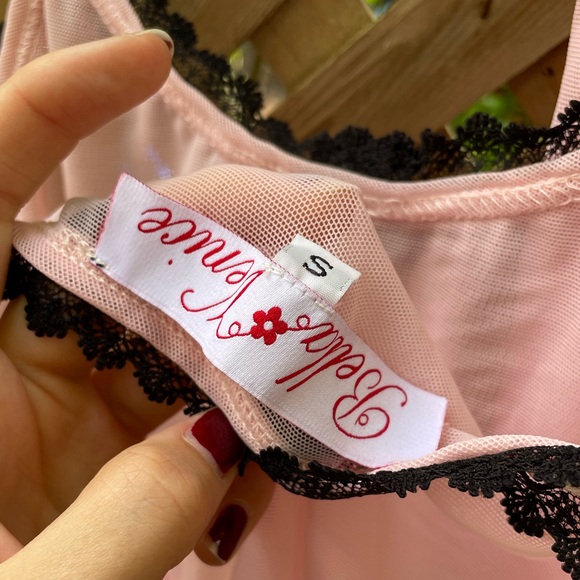 Bella Venice “The Katarina” 2 Piece Pink Mesh Coquette Set 🌹 - Picture 6 of 10